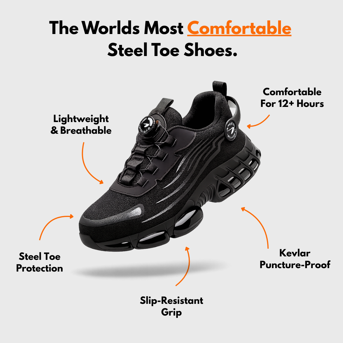 SafeStep™ - Built For Safety & All Day Comfort